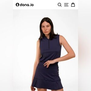 Dona Jo tennis Teal Skirt Set